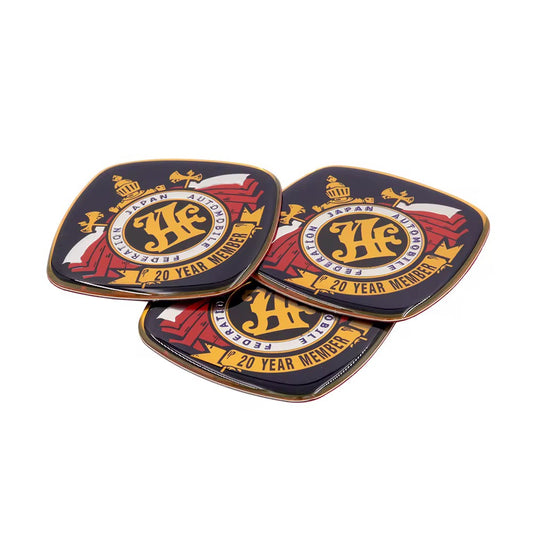 JAF 20 year member stick on emblem