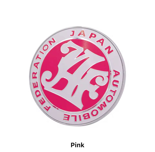 Pink JAF badge