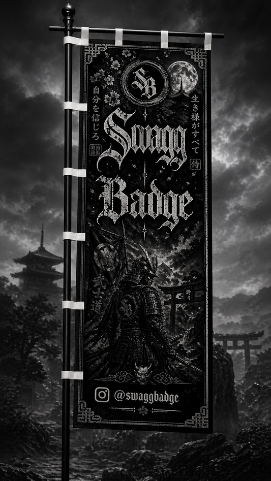 Swagg Badge Nobori flag