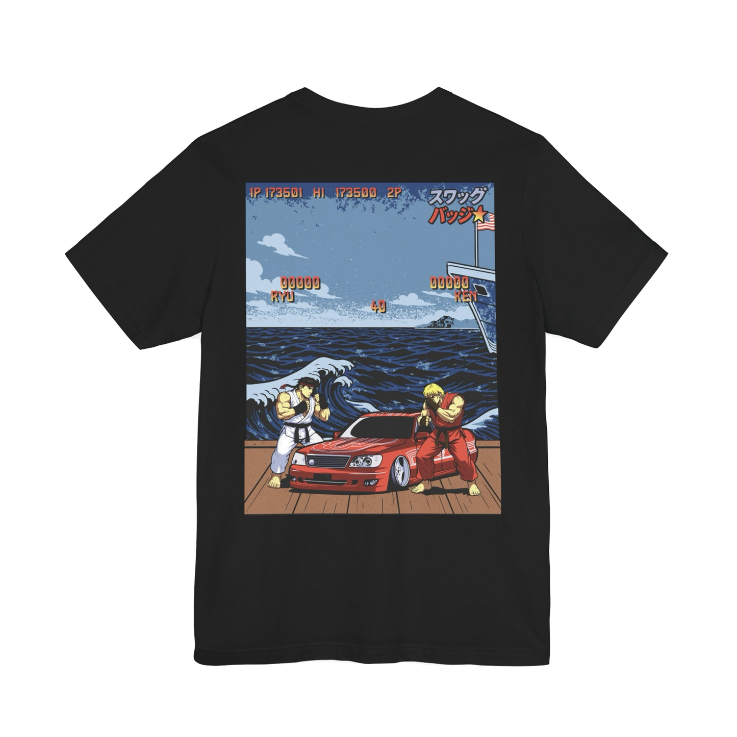 Swagg Badge (Street fighter) Tee